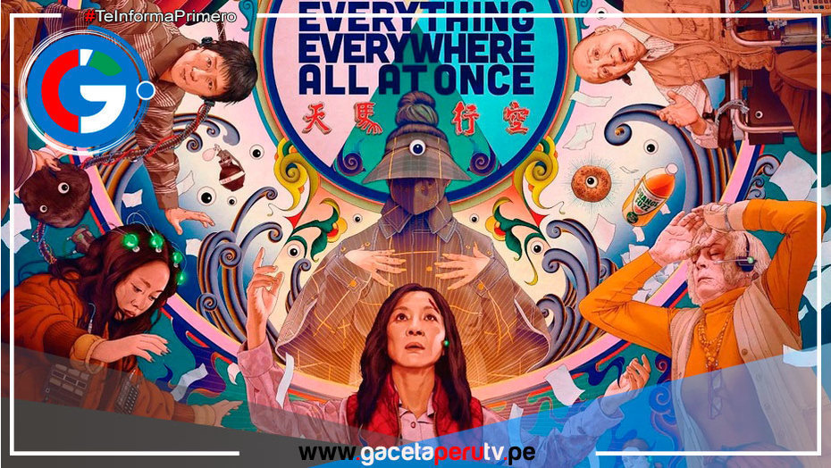 “Everything Everywhere all At Once” Arrasó en la gala de premiación de la Academia estadounidense