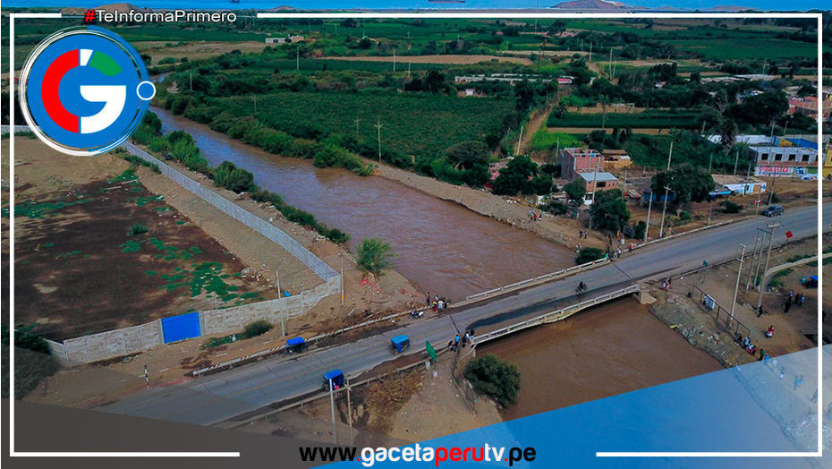 Alerta por posible desborde de río Huarmey que alcanzó su máximo nivel