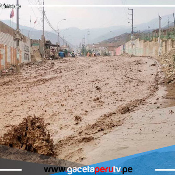 Huaico cae en Jicamarca por activación de quebrada 