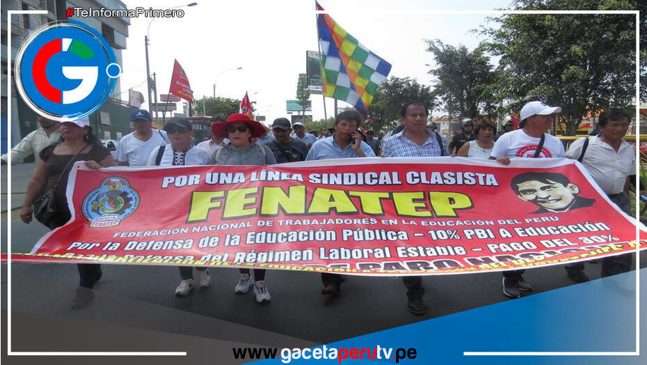 Profesores ligados al Movadef quieren bloquear el inicio de clases escolares
