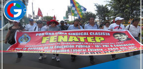 Profesores ligados al Movadef quieren bloquear el inicio de clases escolares 
