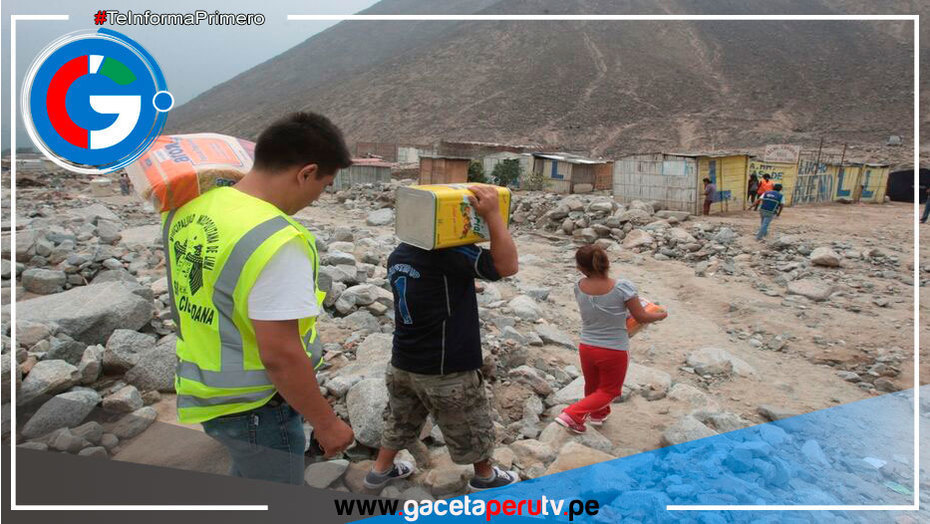 Supervisan la entrega de 19 toneladas de bienes en Huarochirí