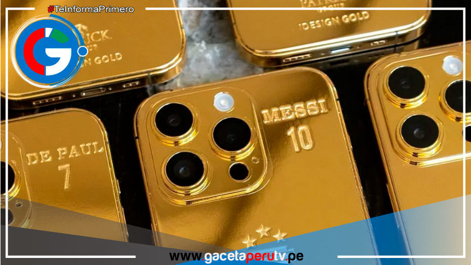 Conozca a los 35 iPhone de oro que Messi ha regalado a los jugadores de la selección de Argentina