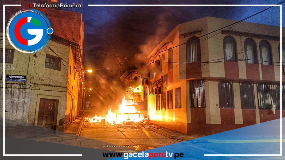 Incendian local de la sede Judicial en Juli