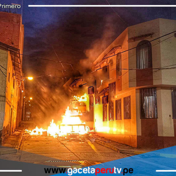 Incendian local de la sede Judicial en Juli