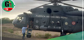 Se inicia evacuación aérea de pobladores afectados por desborde de ríos en Lambayeque