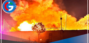 Incendio de código 3 afecta un almacén en Ate