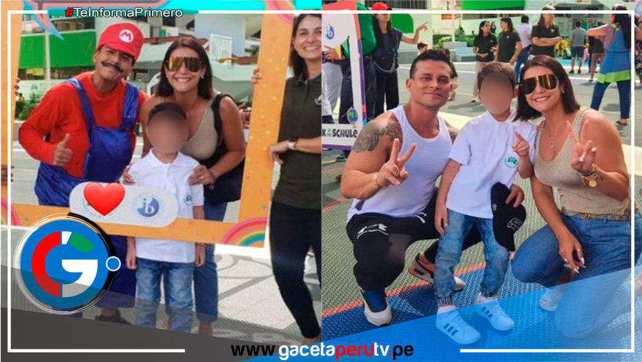 Christian Domínguez juntó a su exesposa Karla Tarazona y su actual pareja celebraron el cumpleaños de su hijo