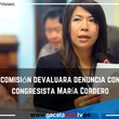 Subcomisión devaluara denuncia contra congresista María Cordero