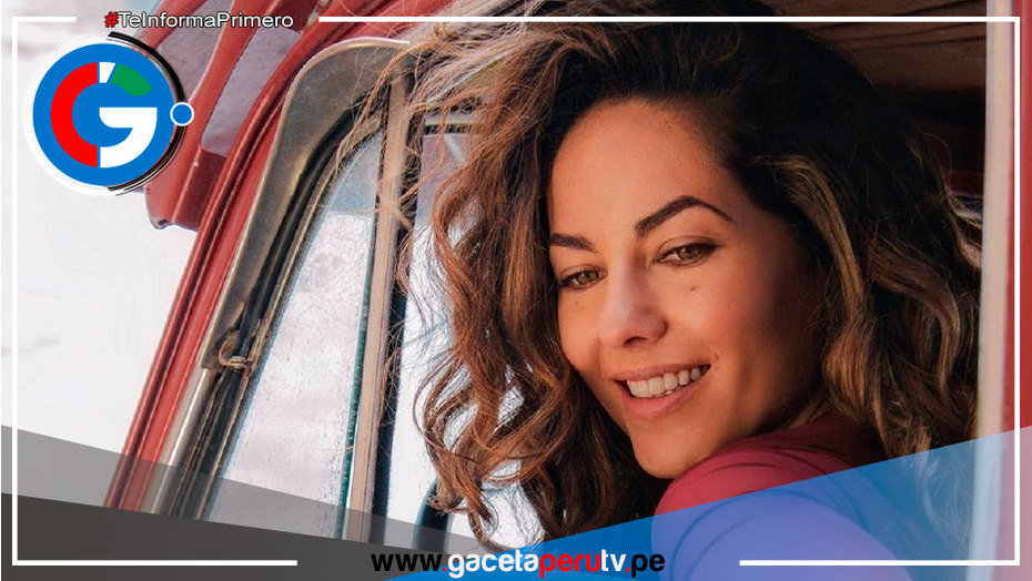 Bárbara Mori roba miradas en el centro Histórico de Lima