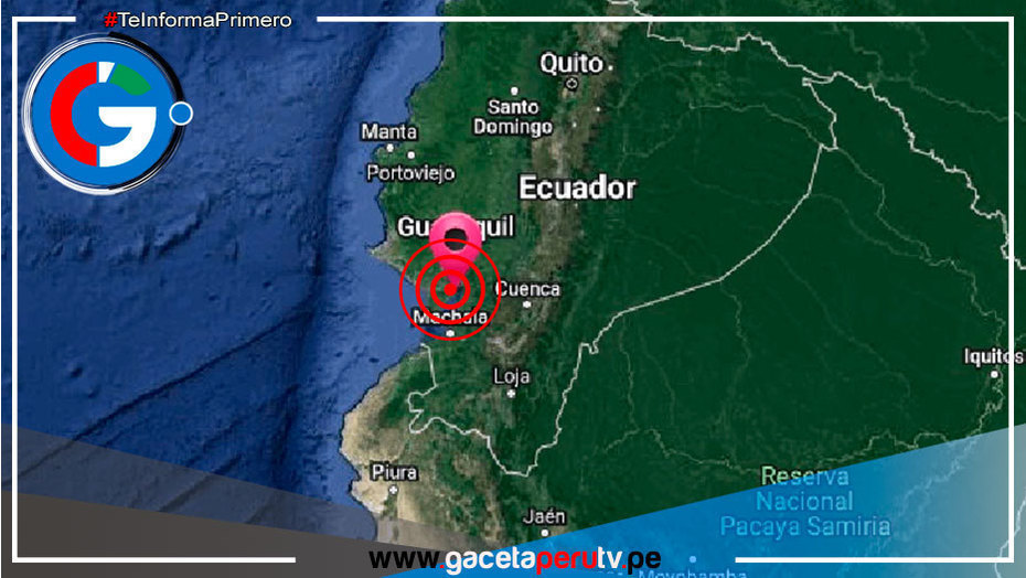 La región Tumbes fue remecida esta madrugada por un sismo de magnitud 5.6