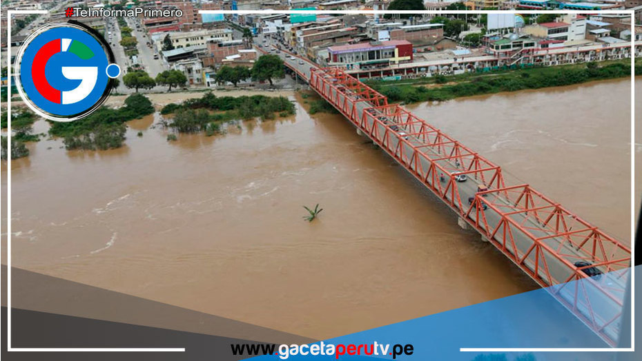 Seis localidades en peligro debido al desbordamiento del Río Tumbes
