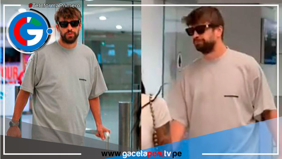 Piqué llego a Miami a visitar a sus hijos después del conflicto con Shakira