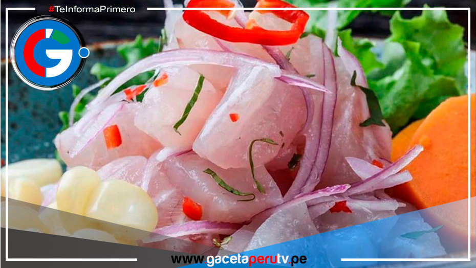 Hoy Sábado almorzamos con un Ceviche de Pescado