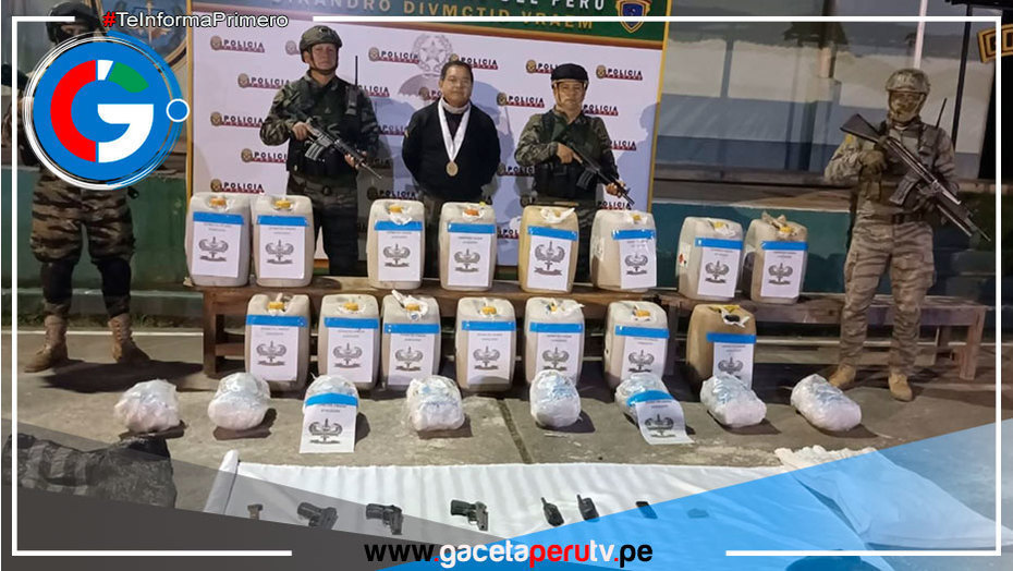 Decomisan más de media tonelada de cocaína en Ayacucho