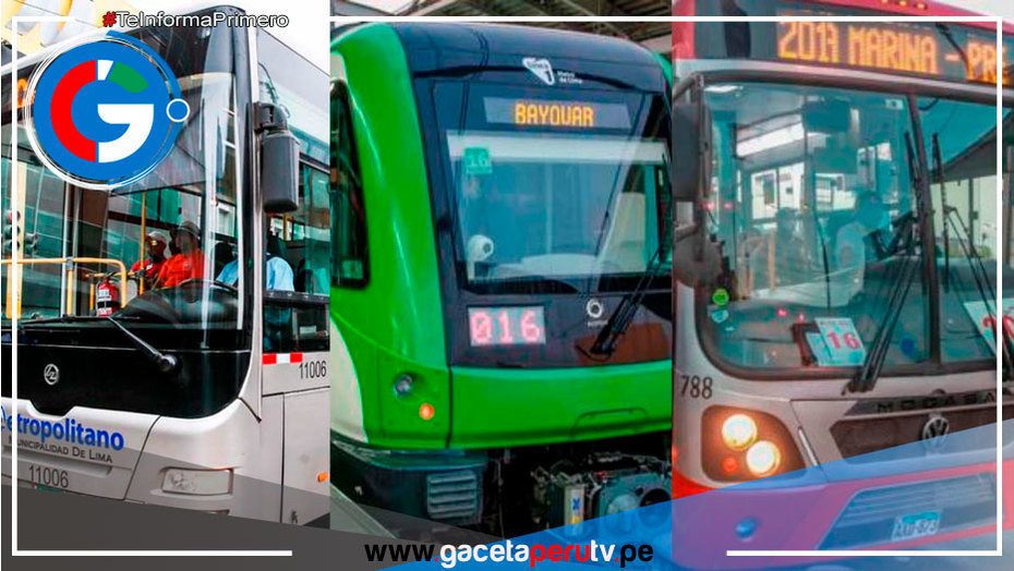Presentan los horarios especiales del transporte público de Lima y Callao