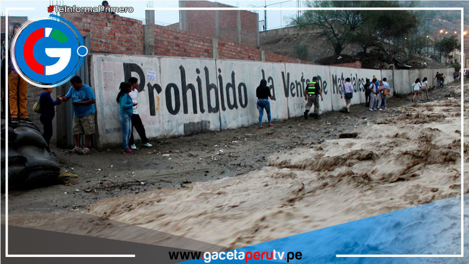Quebrada El Pedregal se activó afectando tránsito vehicular