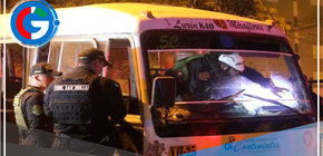 Delincuentes robaron coaster en VMT capturados en San Borja