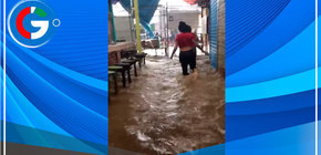 Viviendas y mercado de Chulucanas inundados 