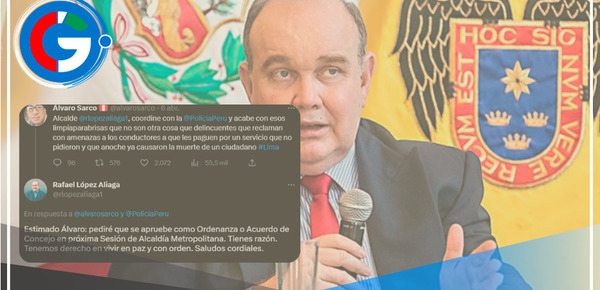 López Aliaga solicitará eliminar el trabajo de limpiaparabrisas en todo Lima