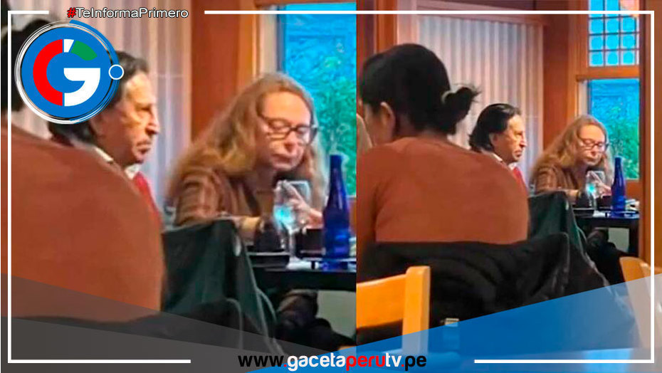 Alejandro Toledo es captado en restaurante de Estados Unidos luego de anulación de extradición