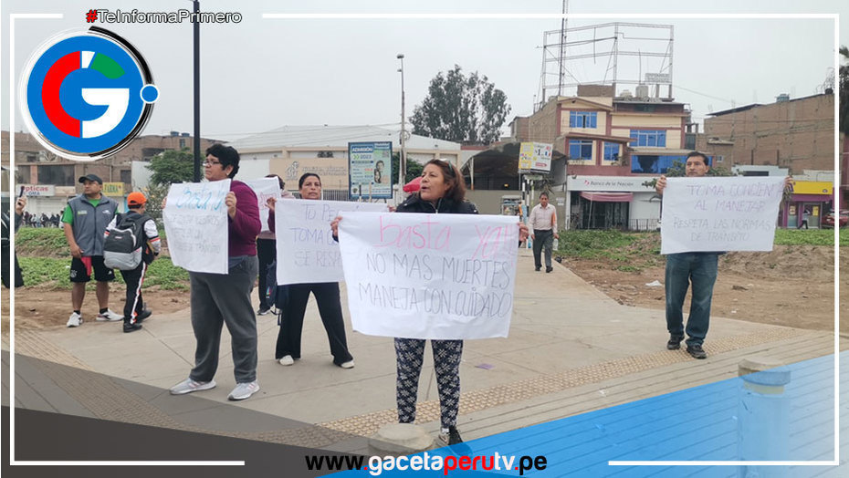 Vecinos de Carabayllo y Comas protestan contra Porki por siete muertes en la Av. Universitaria