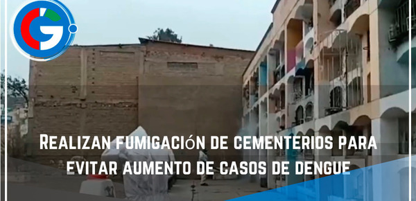 Realizan fumigación de cementerios para evitar aumento de casos de dengue en Carabayllo