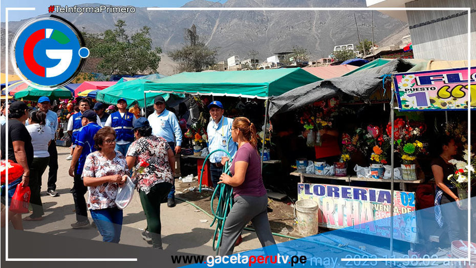 Un éxito el plan “Cementerios Limpios y Seguros” por el Día de la Madre