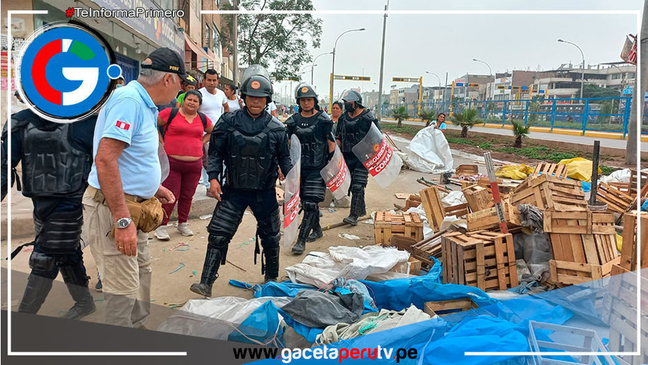 150 puestos ambulatorios fueron retirados del mercado San Felipe en Comas