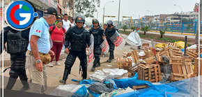 150 puestos ambulatorios fueron retirados del mercado San Felipe en Comas 