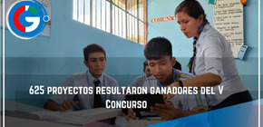 625 proyectos resultaron ganadores del V Concurso que realizó Fondep