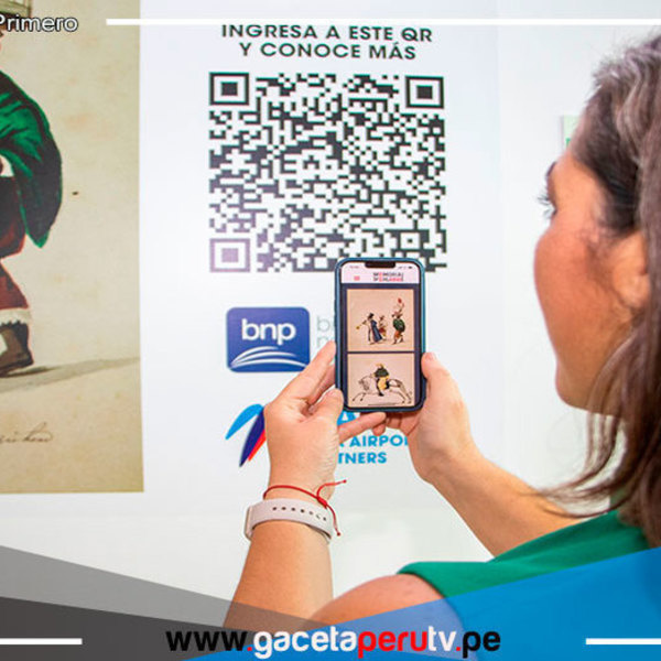 Presentan graficas culturales de Biblioteca Nacional en aeropuerto Jorge Chávez