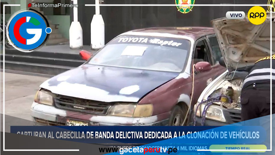 Detienen al líder de una peligrosa banda de delincuentes que se dedica a robar vehículos