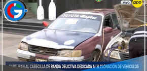 Detienen al líder de una peligrosa banda de delincuentes que se dedica a robar vehículos 