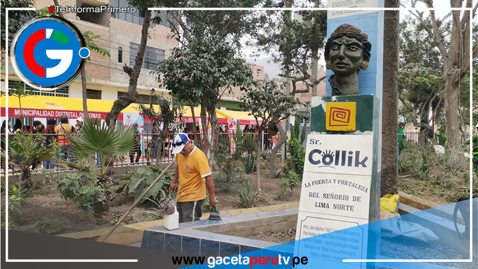 Recuperan parque Julio C. Tello y los juegos infantiles