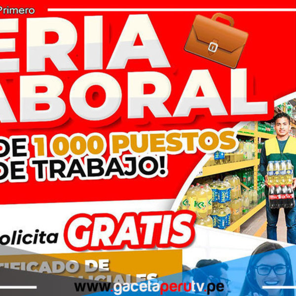 Alcalde de Comas y ministro de trabajo ofertaran mil puestos de trabajo