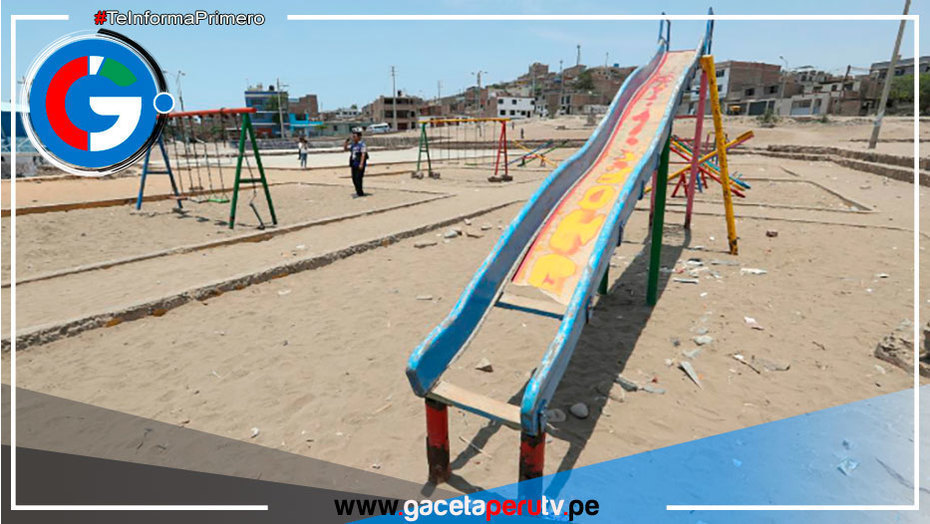 Parques y juegos infantiles en Lima sucios y en malas condiciones