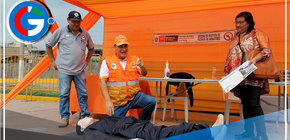 Feria "Construyendo cultura preventiva" en Comas fue un éxito 