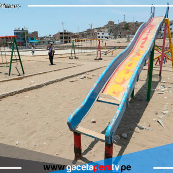 Parques y juegos infantiles en Lima sucios y en malas condiciones