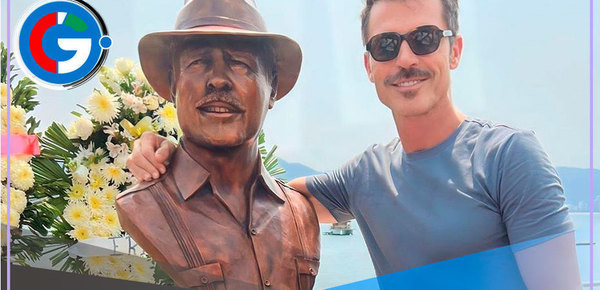 Develan busto en honor de Andrés García en medio de polémica por su herencia