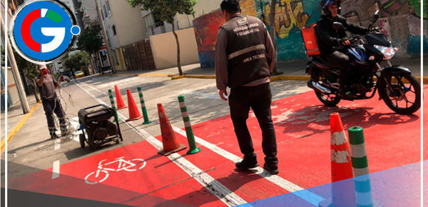 Habilitan nueva ciclovía más seguro en Miraflores, calle San Martin