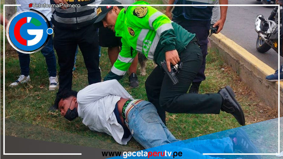Extranjero es detenido por Serenos de Comas y la PNP cuando intentaba robar una camioneta