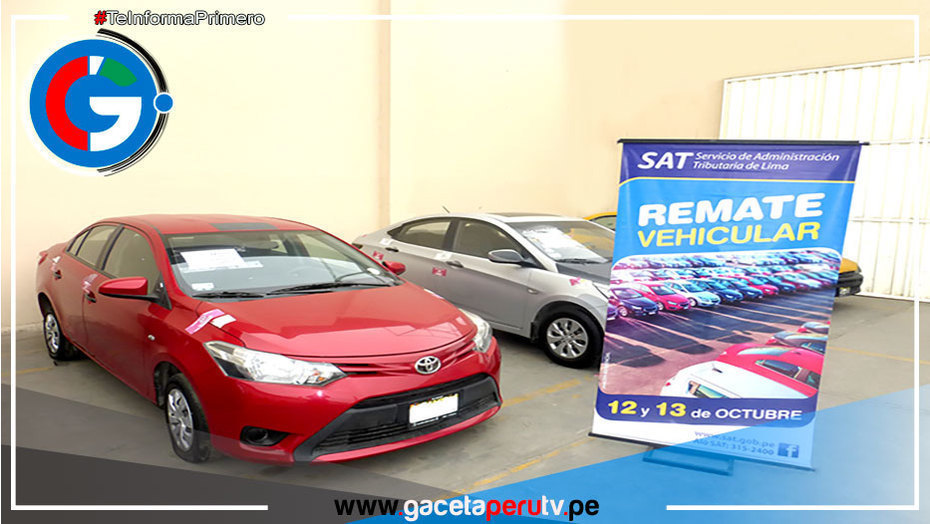 SAT remata cerca de 700 vehículos