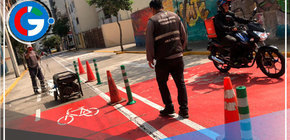 Habilitan nueva ciclovía más seguro en Miraflores, calle San Martin