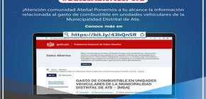Municipalidad de Ate transparenta su información en portal de datos abiertos 