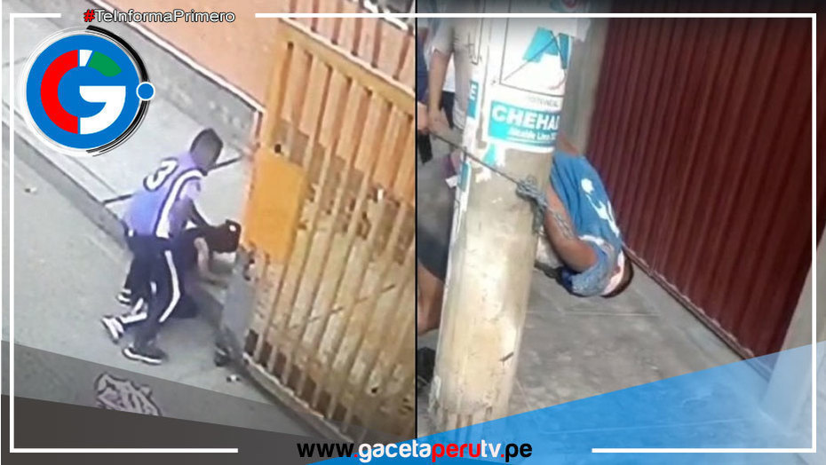 Capturan y someten a justicia por mano propia a individuo que cometió una violenta agresión contra una mujer