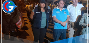 Alcalde de Comas recorrió 20km. en patrullaje a pie en el distrito 