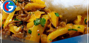 Hoy degustamos Olluquito con Charqui