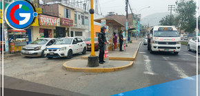 Alcalde de Comas lanza Campaña “Paraderos y puentes seguros” 