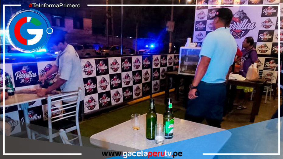 Bar que operaba en la vereda en Comas es clausurado